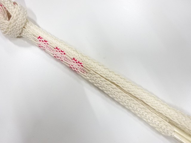 未使用品　正絹　夏手組帯締め